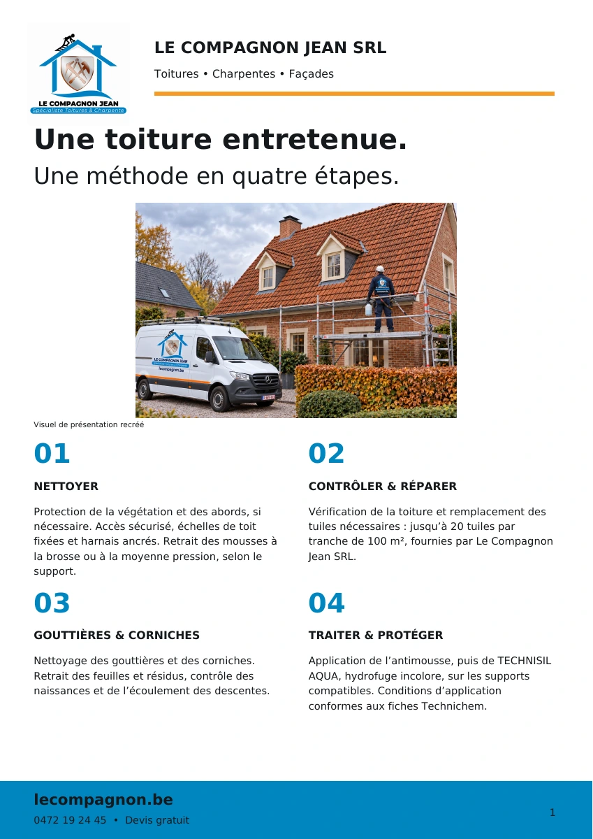Nouvelle brochure du nettoyage en quatre étapes