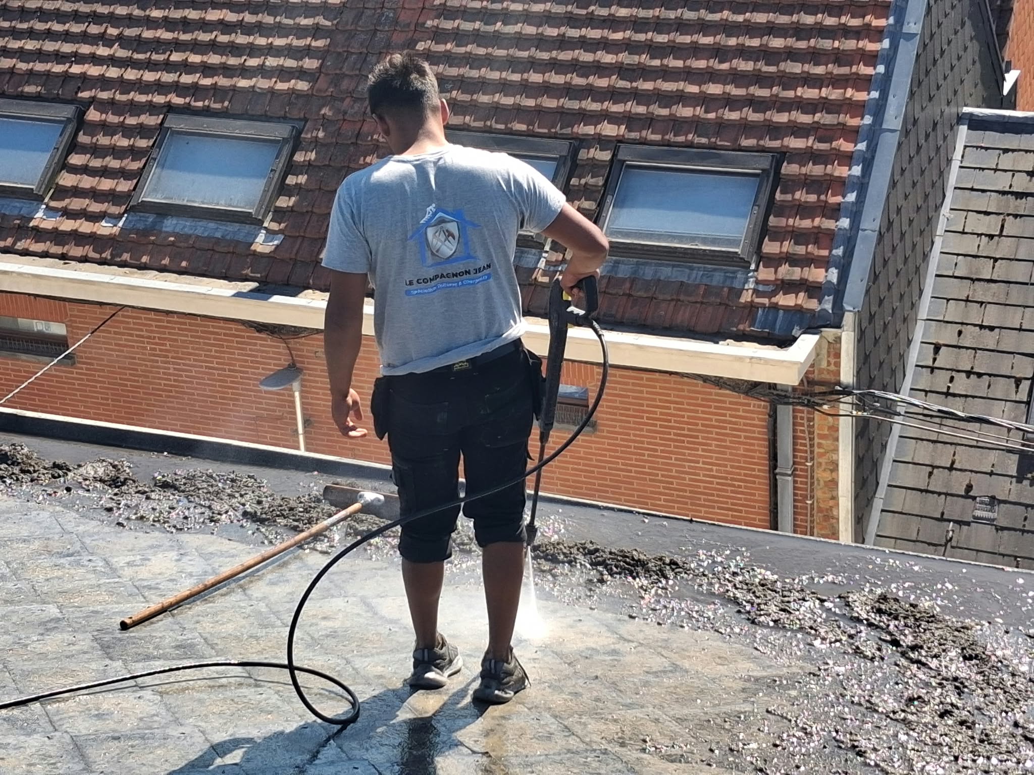 Notre équipe sur le chantier