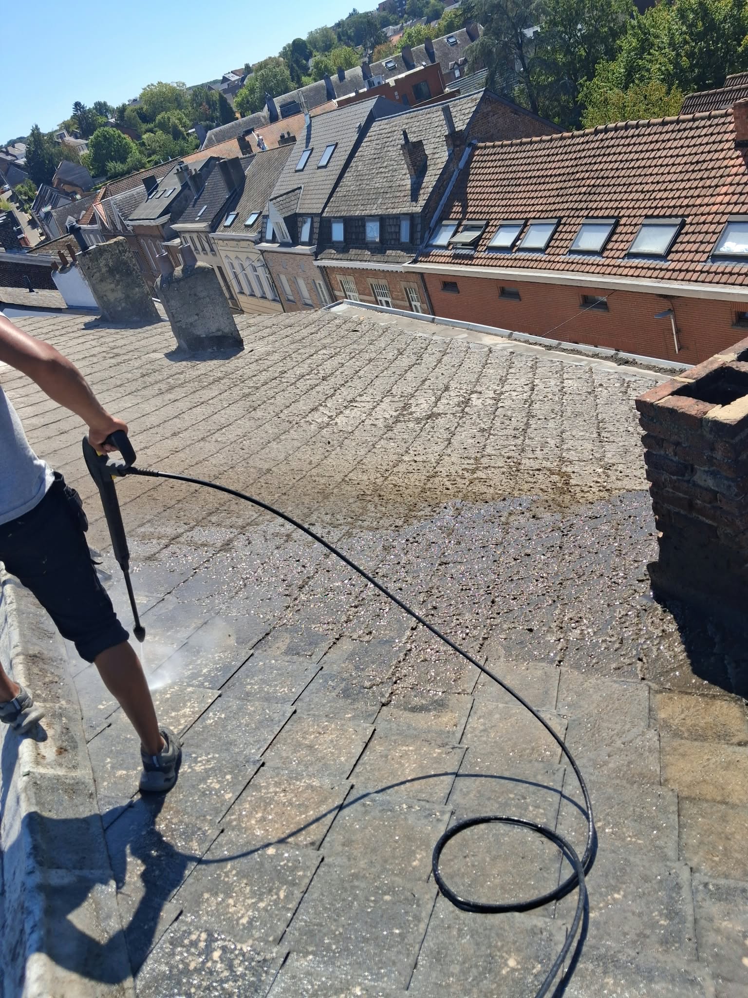 Nettoyage de toiture a Wavre