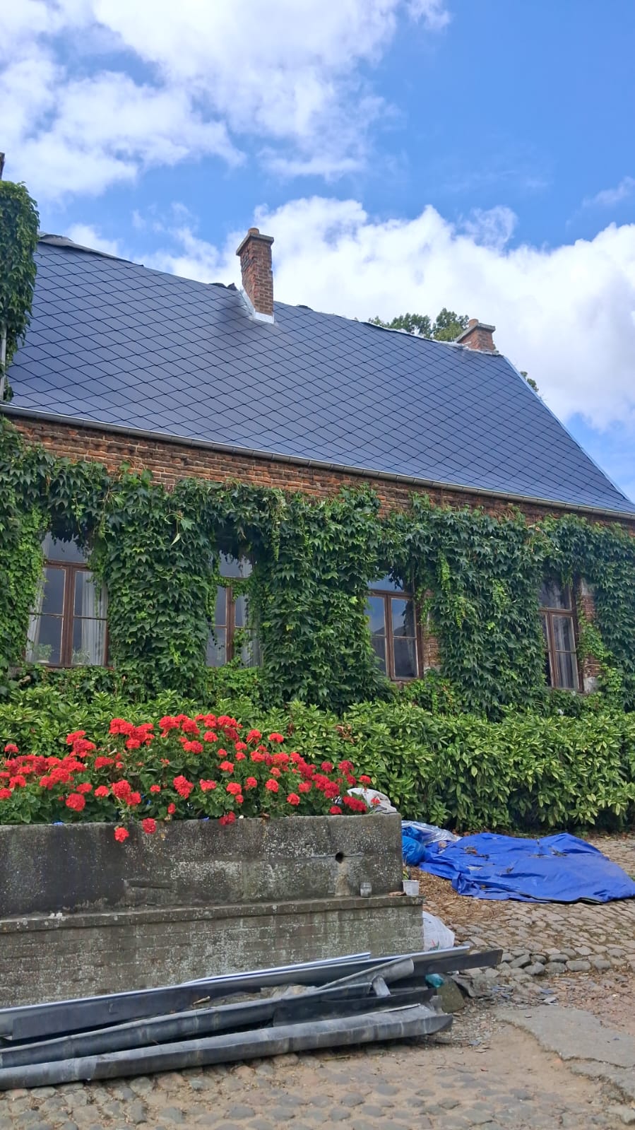 Toiture ardoise apres renovation
