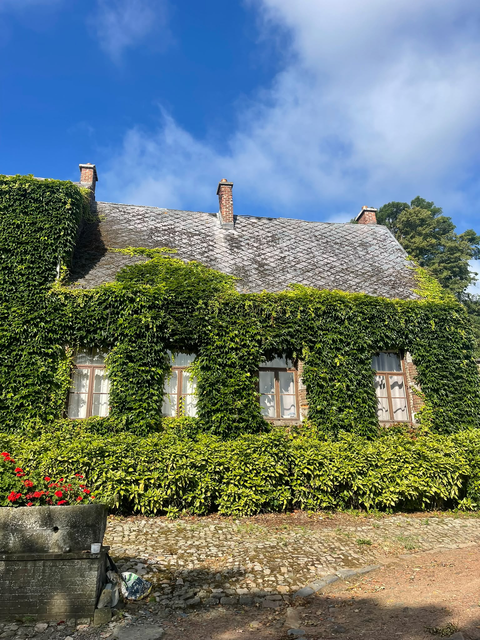 Toiture ardoise avant renovation